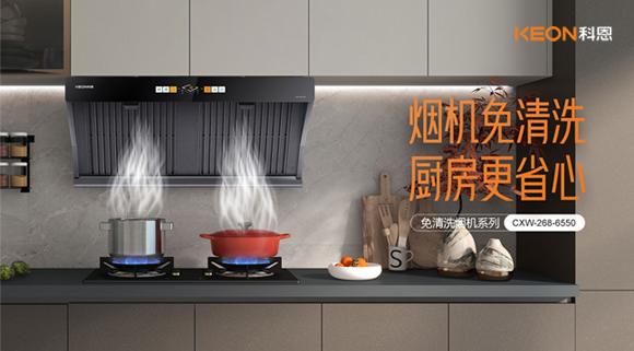 6550免清洗煙機(jī)，曲面變平，功能一樣強(qiáng)大！